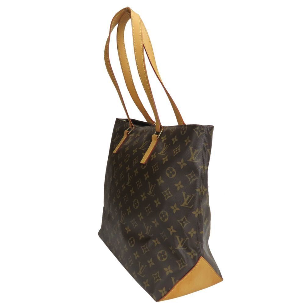 LOUIS VUITTON Authentic Brown Monogram Leather Tote Bag - Picture 2 of 11